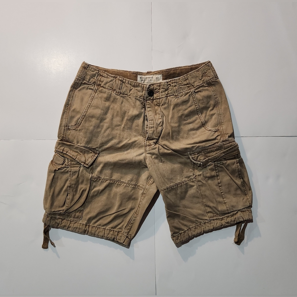 Abercrombie & Fitch Men's Distressed Cargo Shorts Size 32